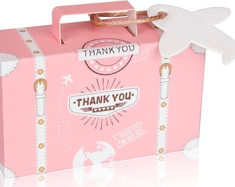 Mini Suitcase Favor Box Treat Boxes for Wedding Bridal Shower Baby