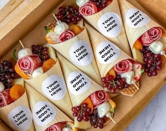 Charcuterie Bamboo Cups Cones Toothpicks for Stand Holder Grazing Table Appetizer Cups Cones Catered Events Buffets Bridal Showers Weddings