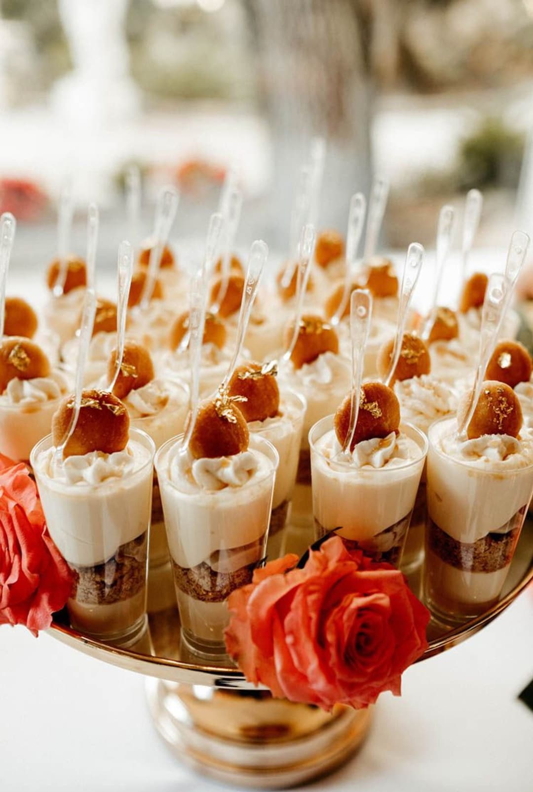 Plastic Dessert Parfait Favor Cups With Mini Spoons Appetizer Cups for