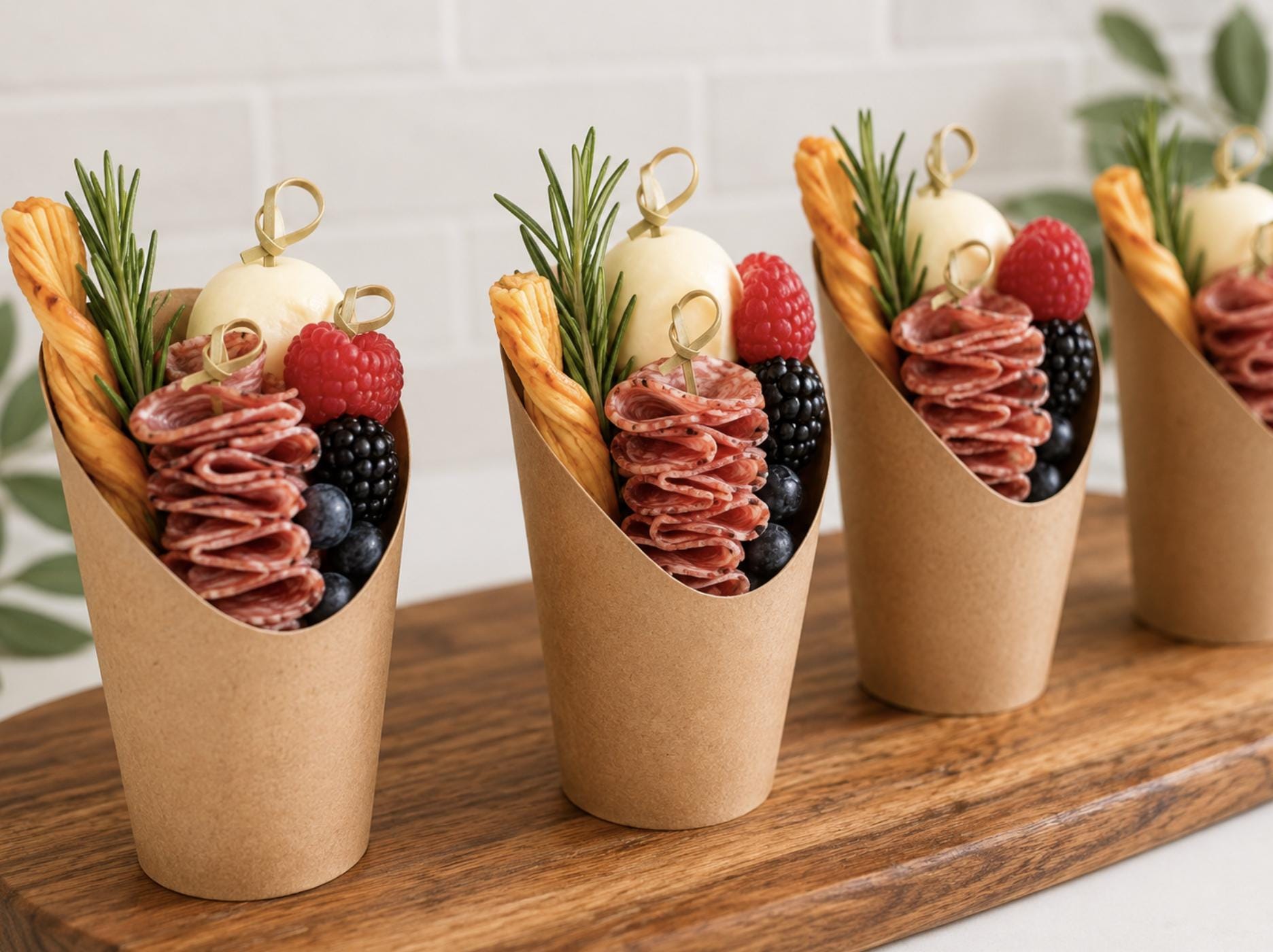 Charcuterie Favor Cups And Toothpicks