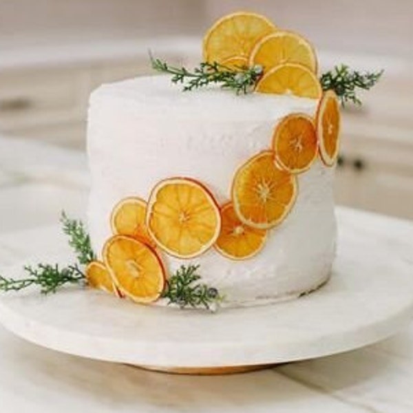 Faux Artificial Orange and Lemon Wedges for Cake Toppers and Party Decorations Vintage Cakes Realistic Fake Fruit Slices Orange Yellow