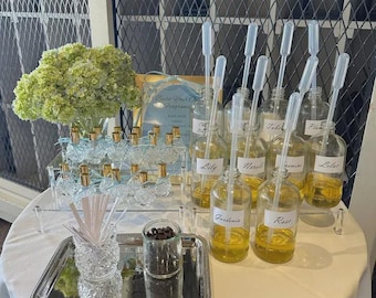 Perfume Making Bar Kit for Make Your Own Perfume Station Bridal Shower Baby Shower Birthday Party Fragrance Table Top Kit Cart Package