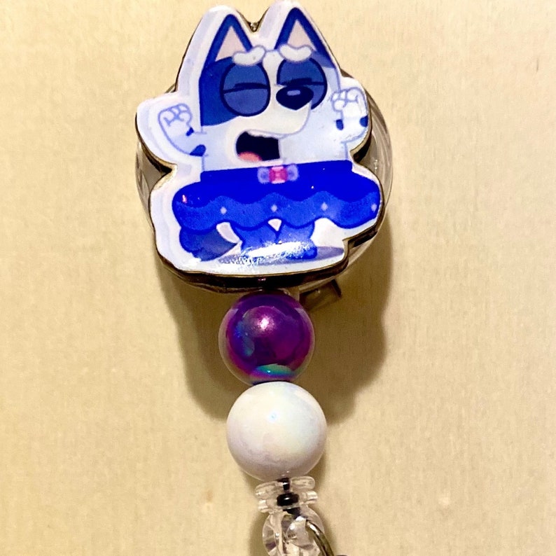 Bluey Muffin Badge Reel Etsy