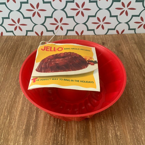 Jell-O Mold with Recipe Booklet | Vintage Jell-O Mold Recipes | Holiday Cooking | Holiday Desserts | Vintage Kitchen | Vintage Cooking