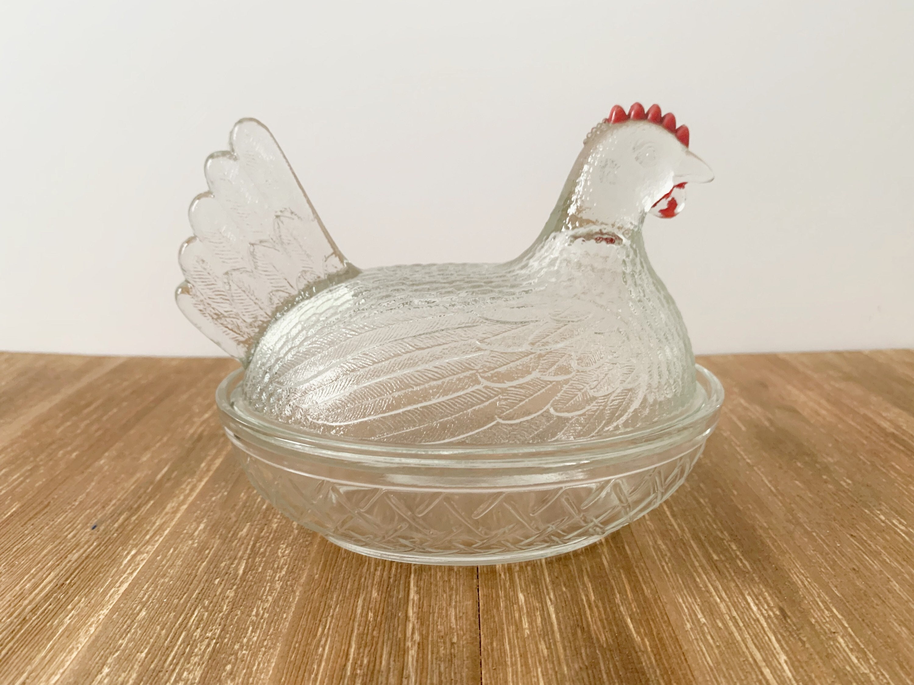 Indiana Glass Company Hen on Nest Dish | Vintage | HON | Farmhouse