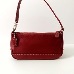 Vintage Hampton Coach Handbag | Vintage Coach | Red Leather