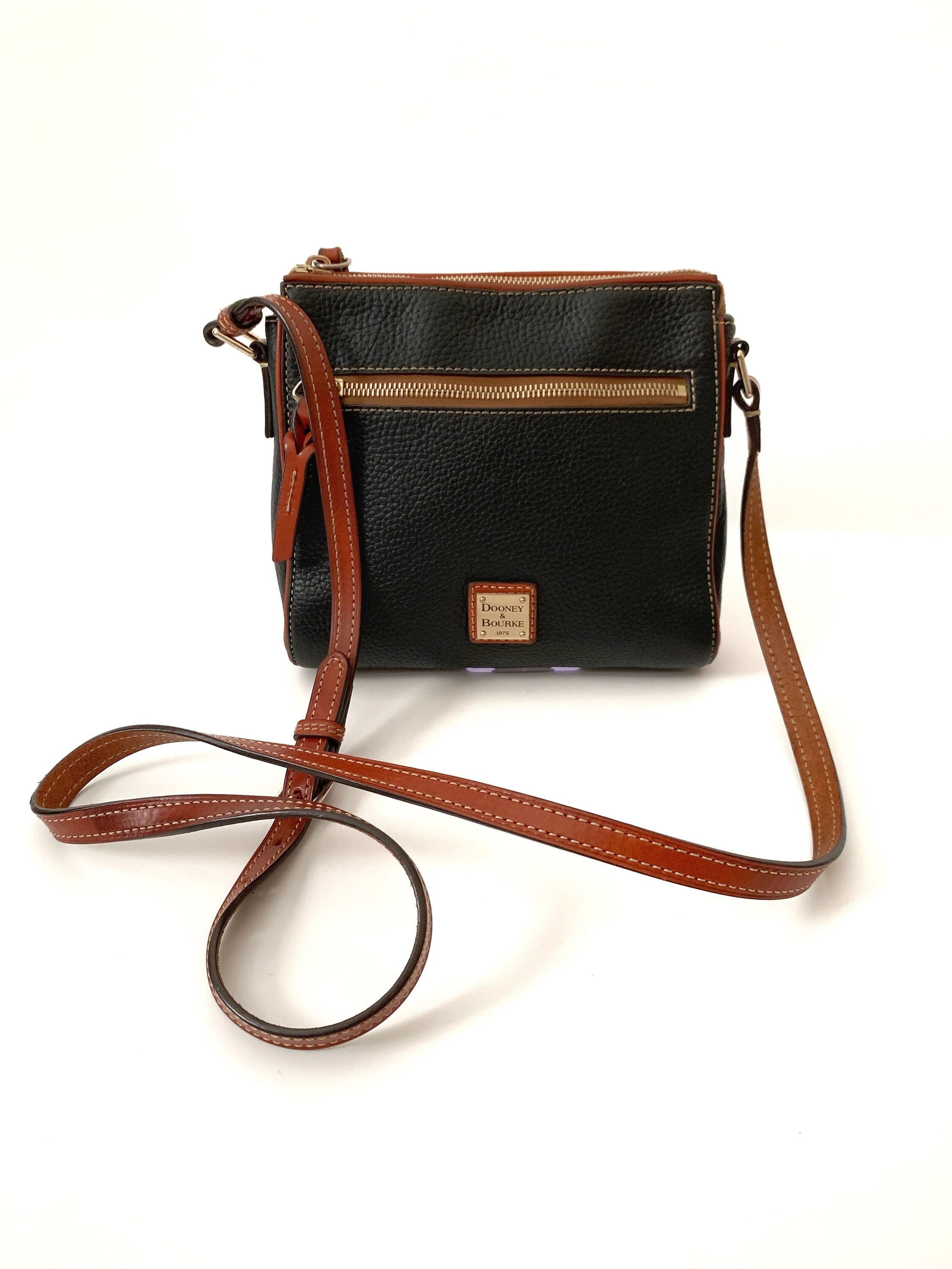 Dooney Bourke Allison Crossbody Bag Pebble Grain Compact Design Everyday Bag