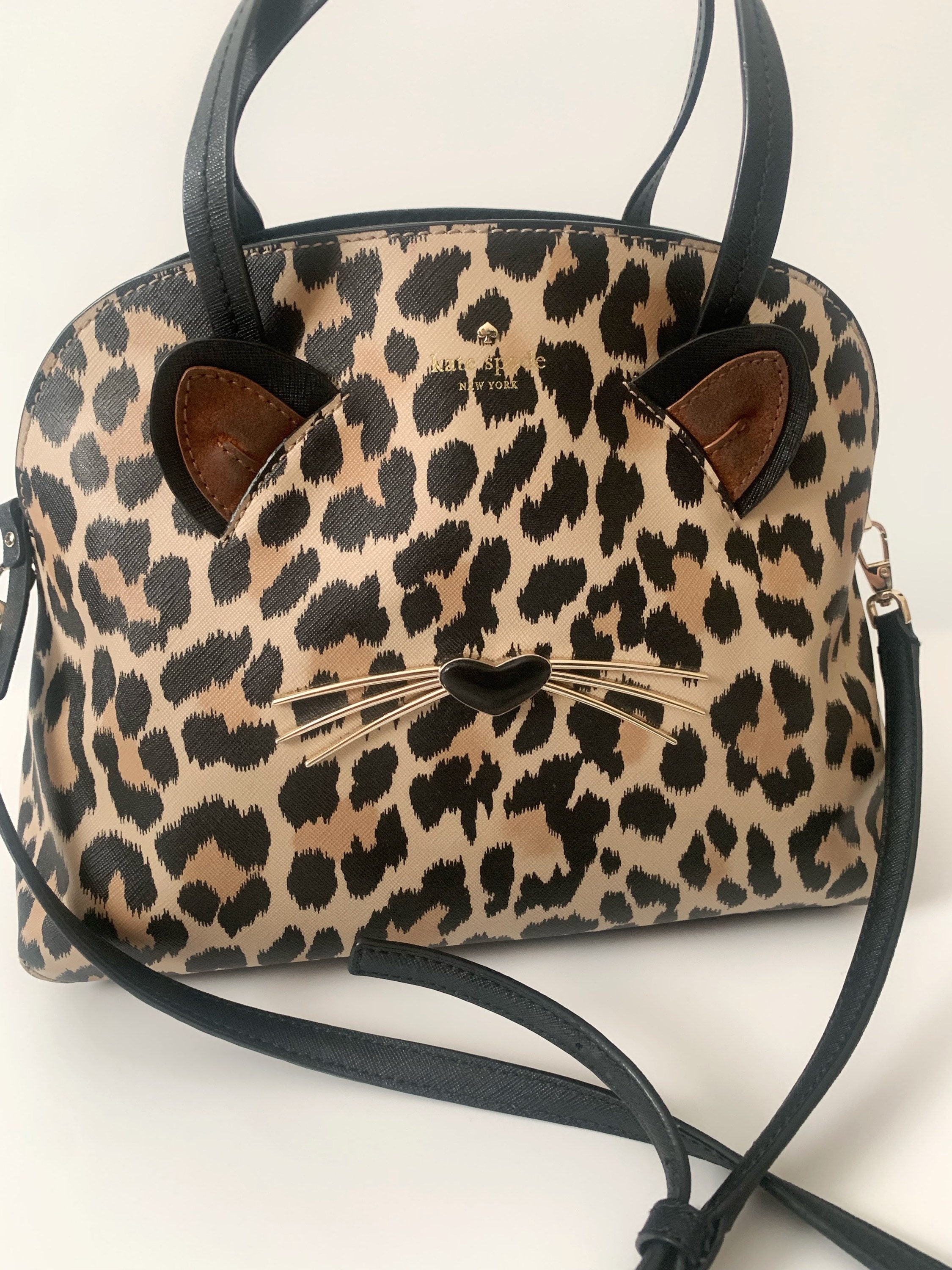 Buy KATE SPADE Sam Icon Modern Leopard Print Bag | Yellow Color Women |  AJIO LUXE