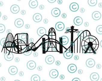 Cedar Point Skyline PNG
