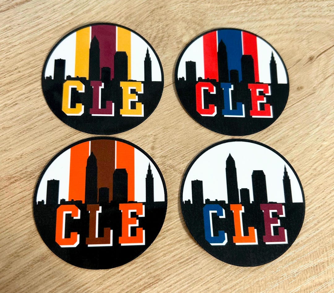 Cleveland Sports Stickers, Sticker for Laptop, Bottle, Hydroflask ...