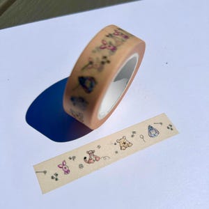 くまのプーさん、タイガー、イーヨー、子豚の和紙テープ、装飾、スクラップブッキングプランナーテープ、かわいい文房具和紙テープ、バレットジャーナルテープ