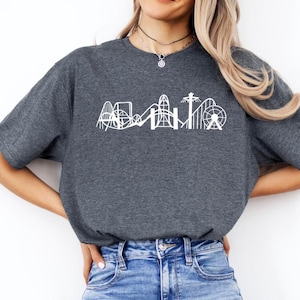 CEDAR POINT Rollercoaster Soft T-SHIRT - Hoodie - Crewneck