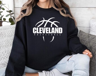 Cleveland Ohio Basketball Crewneck