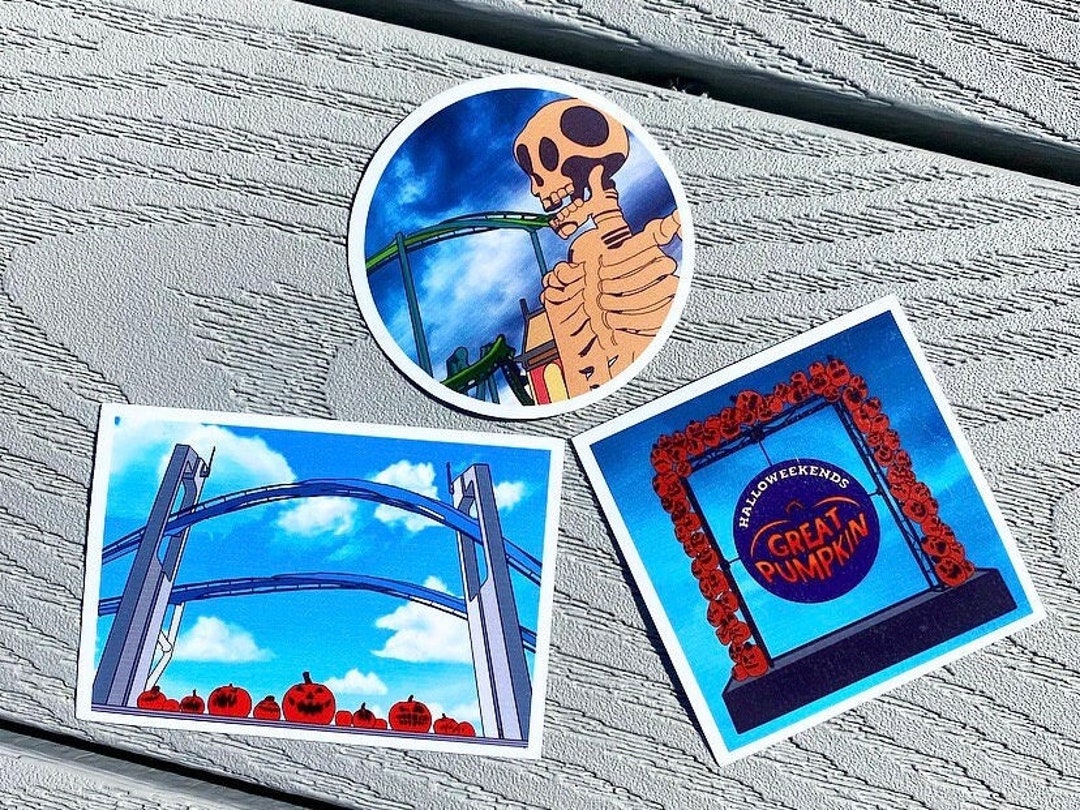 HALLOWEEKENDS CEDAR POINT Halloween Stickers for Laptop, Bottle ...