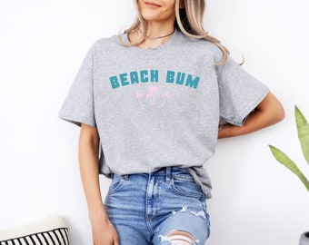 Beach Bum Summer Grey Tshirt