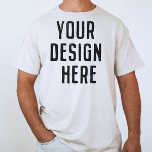 White Bella Canvas 3001 Mockup | Mens Shirt Mockup | Mens Mockups | Mens Bella Canvas 3001 Mockup | Male Model Mockup | Mens T Shirt Mockup