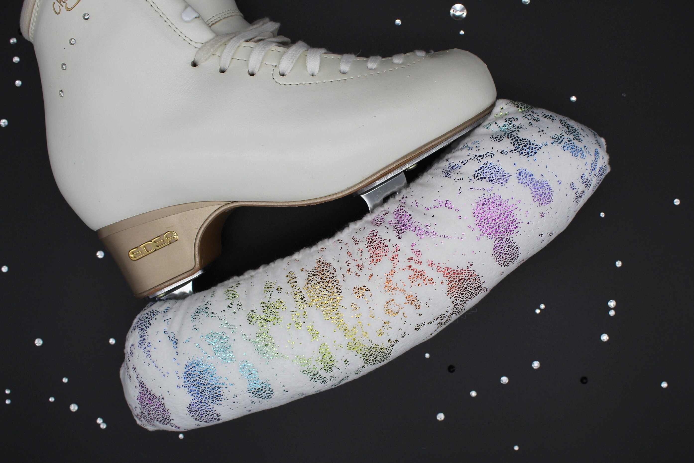 P Prettyia 4pcs High Resilience Figure Skating Boot Cover Roller Skate