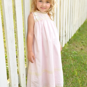 light pink church dress Diana Couture Dress D1054-Pink, Pink / 18