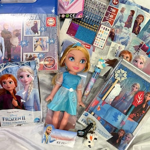 Frozen Gift Set – Princess Doll, Puzzle, Stationery & Accessories image 1