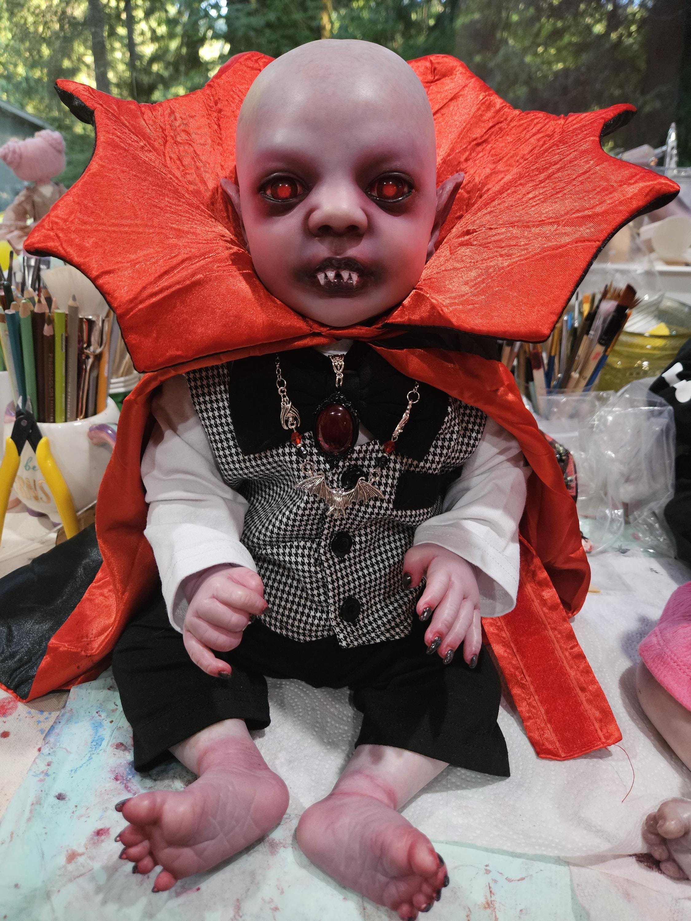 Halloween Costume Da Morte Mietitore Set,Costume Da Mietitore Per Adulte E Bambino,Copricapo Da Teschio, Guanti Da Scheletro E Falce Della Morte, Per Halloween Festa Costume (Adulti-A - 3