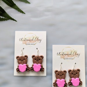 Teddy Bear Earrings