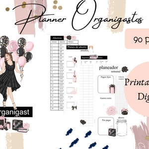 Planner Organigastos/ Finances/Format A6/ PDF