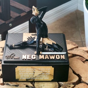 Unique and beautiful Haitian Neg Mawon decor will compliment your home or office. Modern finish and hand painted.