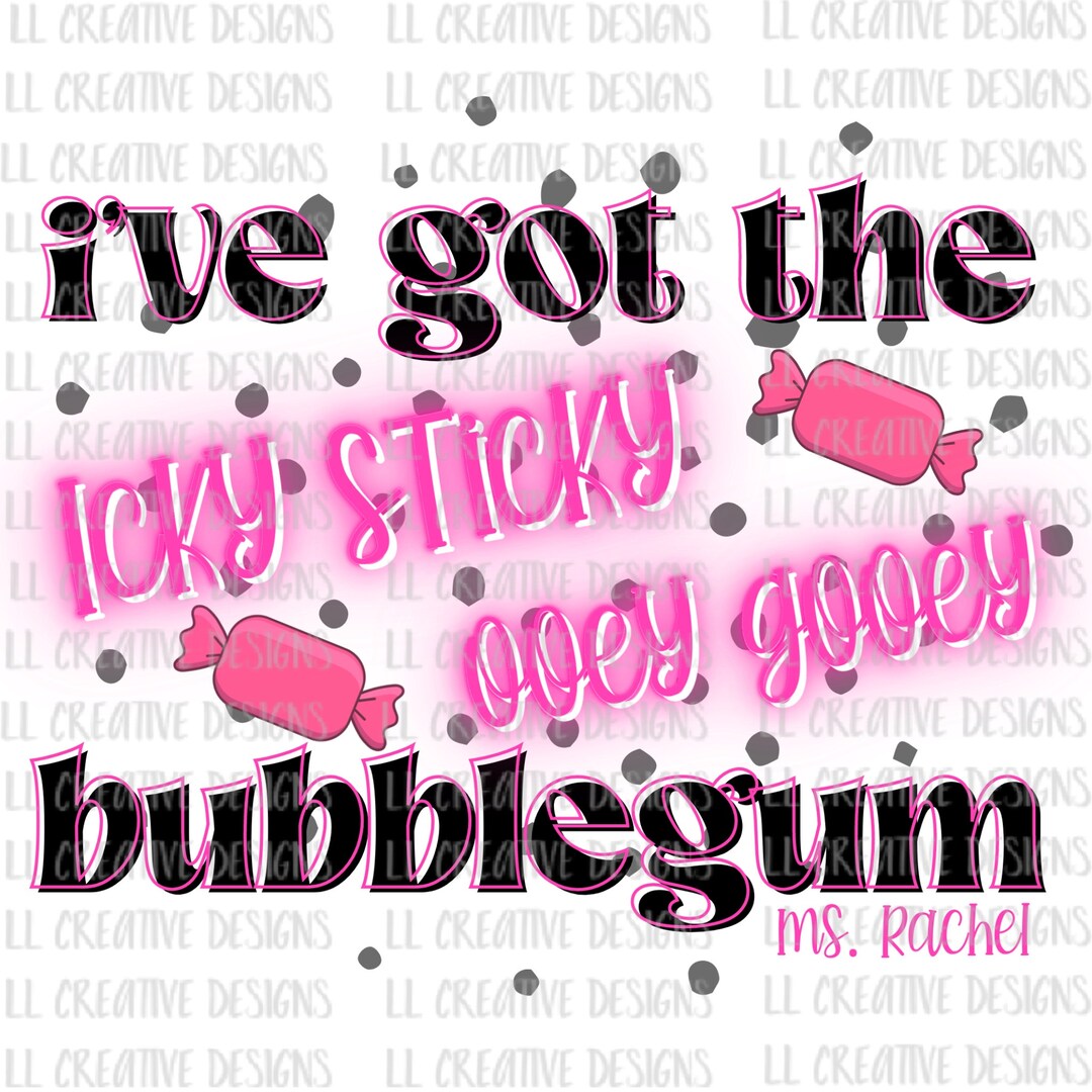 Ms. Rachel Icky Sticky Bubblegum - Etsy