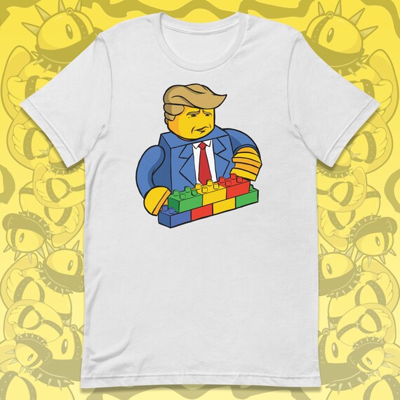 Lego Trump Build-a-wall Funny Tshirt for Any Trump Supporter - Etsy