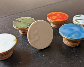 Small knob - 40 mm - Oiled finish - Plywood - Doors and Drawers - Kitchen - Bathroom - Furniture