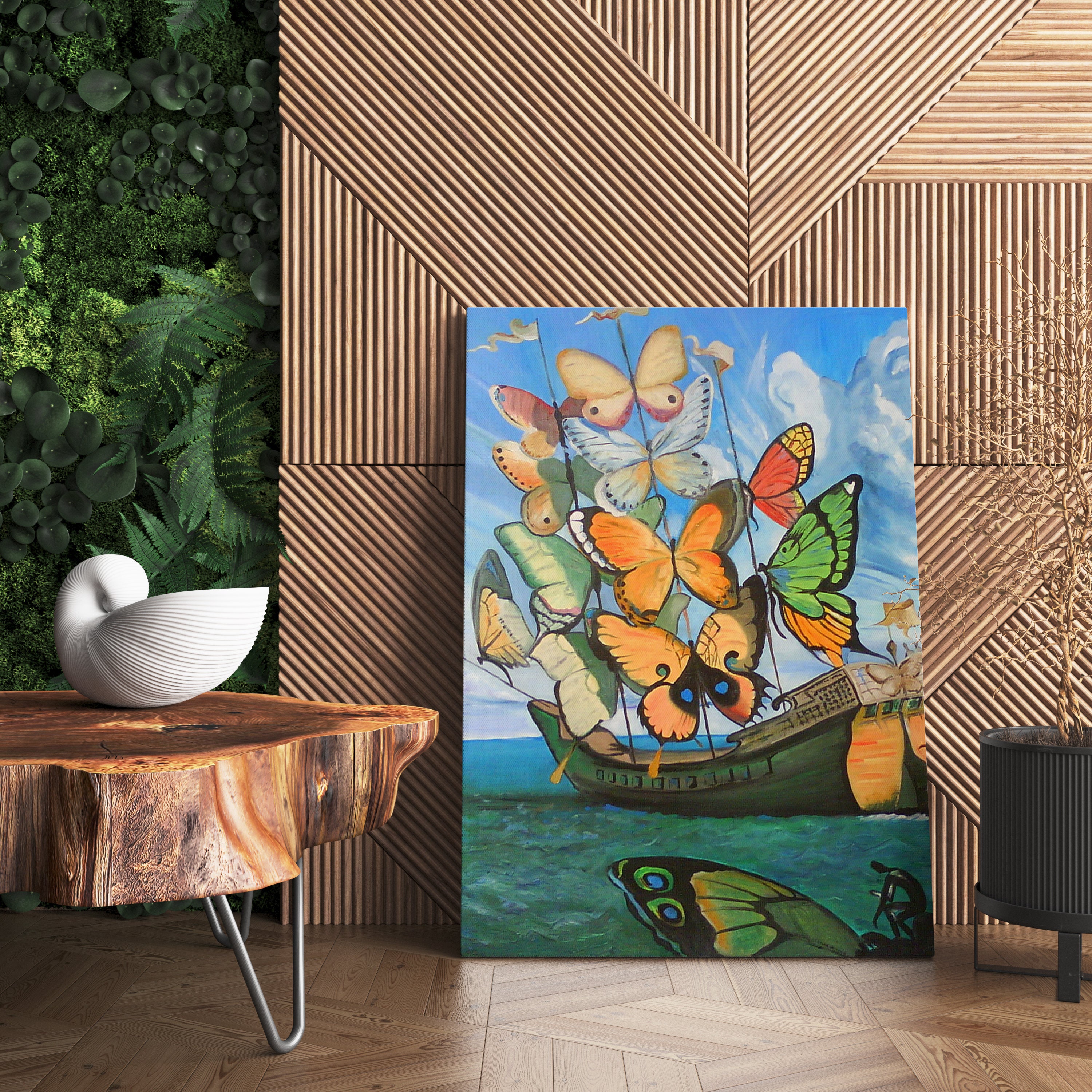 Salvador Dali Wallpaper Butterflies
