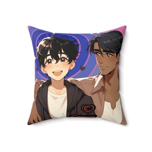 BL Spun Polyester Square Pillow, bl, bl pillows, bl merch, bl lover merch, bl fans, bl fan merch, bl addict gifts