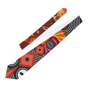 Colorful Geometric Necktie, Trendy Tie for Men, Unique Fashion Accessory, Gift for Him, Business Casual Wear, Wedding Style