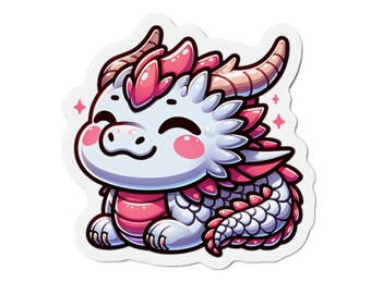 Kawaii Dragon Magnet: Chibi-Style Dragon Home Decor