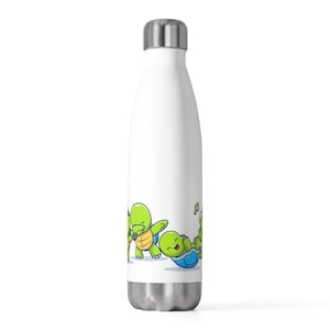 Funny Turtles 20oz Insulated Bottle, turtle gifts, turtle lover gifts, turtle lovers, cool turtles, turtles, animal lovers, turtle lovers