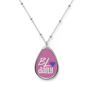 BL Oval Necklace, bl, bl gifts, bl lover gifts, bl lovers, bl daily, bl merch, bl fanatic, bl fans, bl fan merch