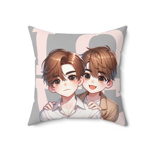 BL Spun Polyester Square Pillow, bl, bl pillows, bl merch, bl lover merch, bl fans, bl fan merch, bl addict gifts