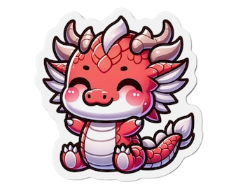 Kawaii Dragon Magnet: Chibi-Style Dragon Home Decor