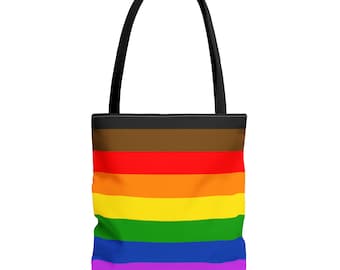 Rainbow Pride Tote Bag: LGBTQIA+ Supporter Gift