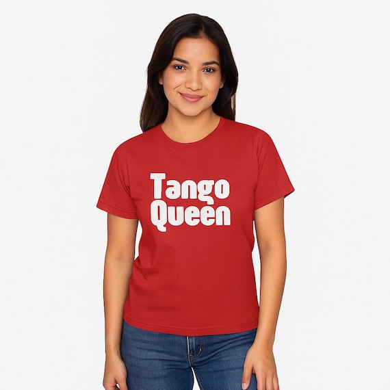 トップス ensou. Tango Shirt Size L Tango Queen Unisex Tee - Dance Lover Shirt, Latin Dancer Top, Gift