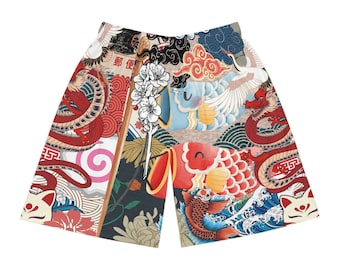Vibrant Basketball Shorts: Moisture-Wicking Athletic Wear