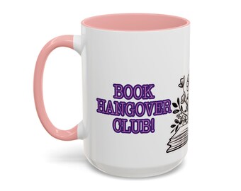 Book Hangover Club Coffee Mug: Literary Gift for Readers