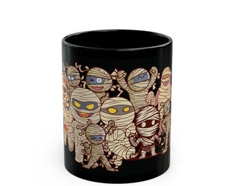 Mummies Mug: Spooky Halloween Coffee Cup