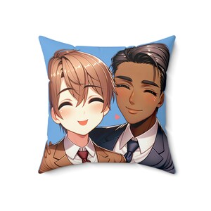 BL Spun Polyester Square Pillow, bl, bl pillows, bl merch, bl lover merch, bl fans, bl fan merch, bl addict gifts
