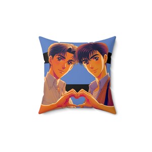 BL Spun Polyester Square Pillow, bl, bl merch, bl lover merch, bl lover gifts, bl fan gift, bl fan merch, bl gifts