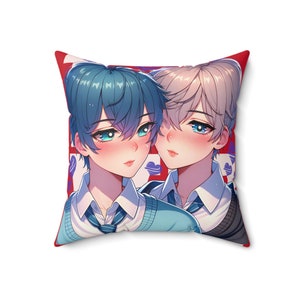 BL Spun Polyester Square Pillow, bl, bl pillows, bl merch, bl lover merch, bl fans, bl fan merch, bl addict gifts