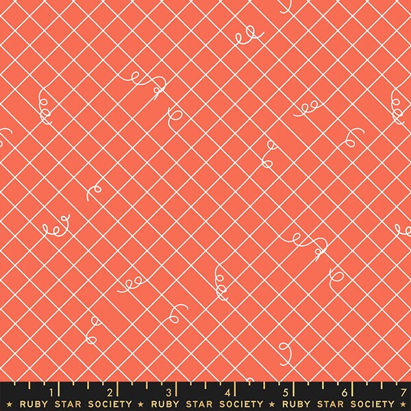 Broken Ties in Tangerine Dream -- Adorn by Rashida Coleman-Hale for Ruby Star Society -- Moda Fabric