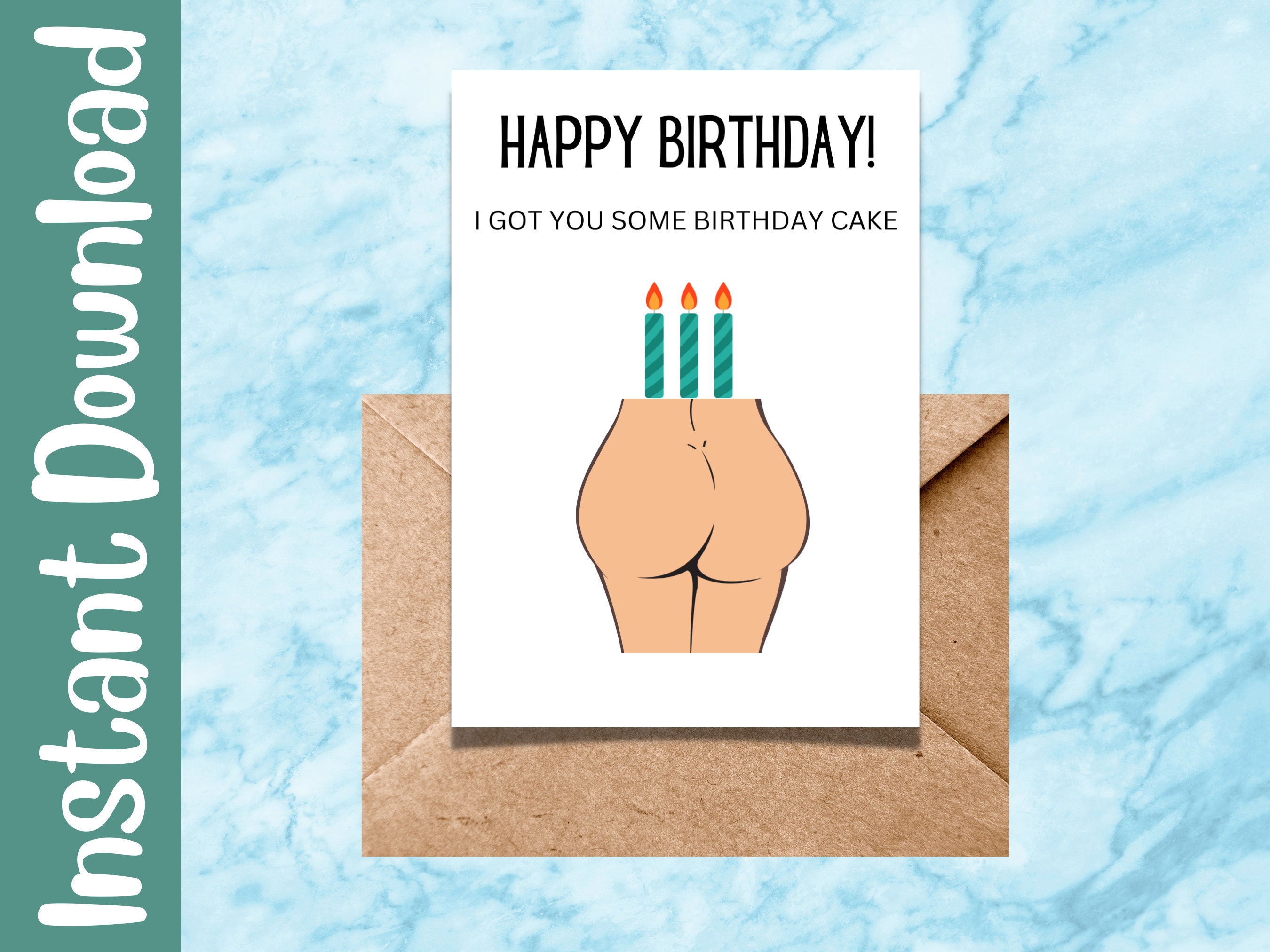Funny Birthday Card Inappropriate Birthday Card I Got You - Etsy