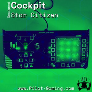 GENERAL SYSTEMS USB panel for Star Citizen Button Box