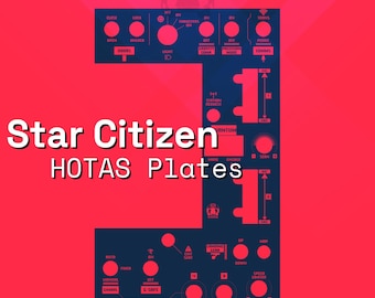 Hotas Plate for Winwing Orion 2 - Star Citizen Game
